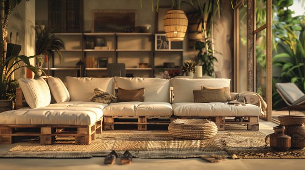 Créez un mobilier en palette unique pour votre intérieur